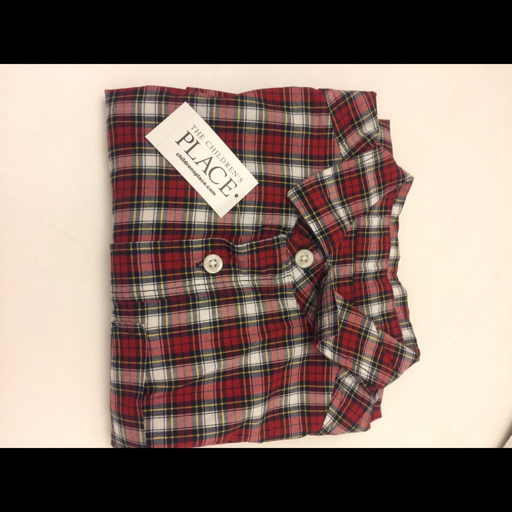 Boy's Plaid Long Sleeve Shirt